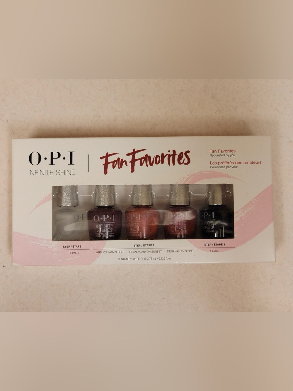 OPI Fan Favorites Infinite Shine Set of 5 Minis
